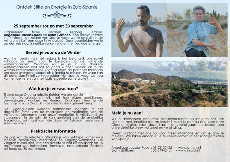 Read more about the article Retraite – Ontdek Stilte en Energie in Zuid Spanje